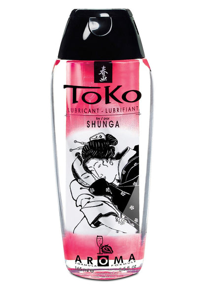 Shunga Toko Aroma Lubricant Sparkling Strawberry Wine Glijmiddel 165ml - Erolanya