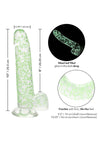 CalExotics Naughty Bits I Leaf Dick Glow-In-The-Dark Wietblad Dildo - Erolanya